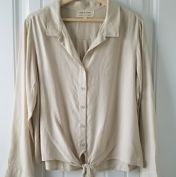 NWOT CLOTH & STONE ANTHROPOLOGIE Button Down Shirt - Picture 12 of 12